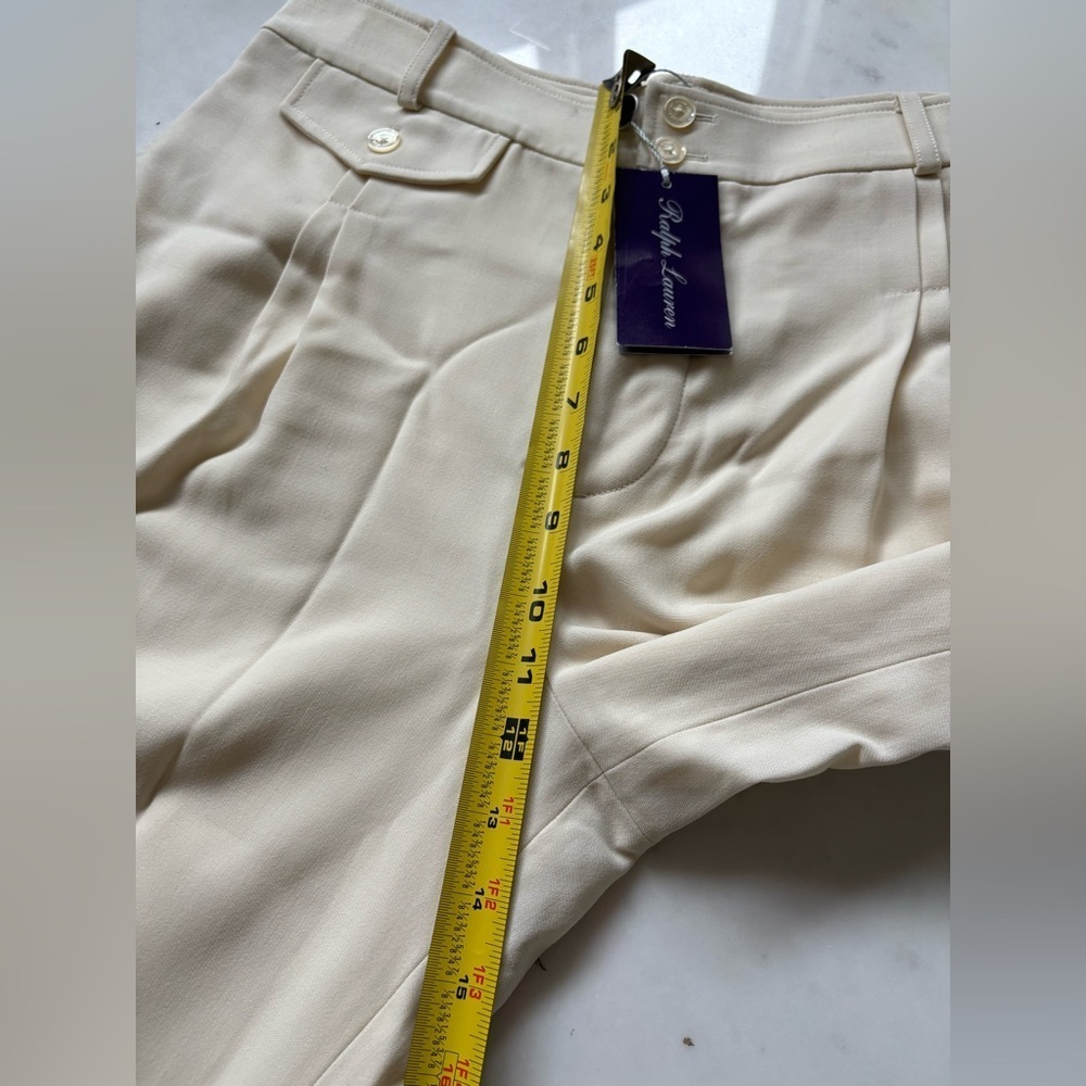 Ralph Lauren Collection Purple Label Cecillia Wool Silk Crepe Pants Trousers NWT - Picture 5 of 7